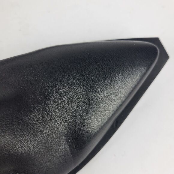 Dolce Vita Rayner Black Leather Pointed toe Buckled Moto Bootie Size 6.5 - Picture 6 of 12